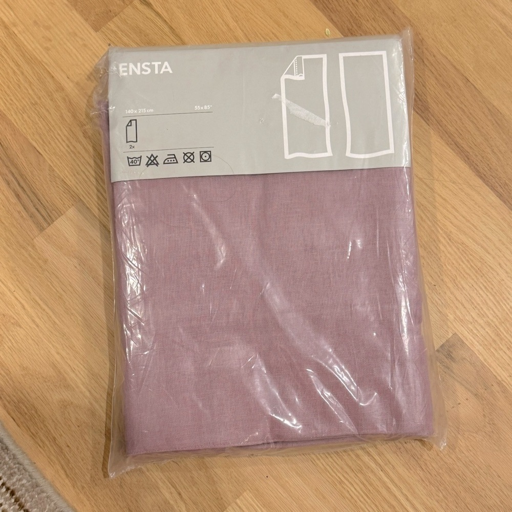 Pair of IKEA Lavender ENSTA Curtain
Panels 140 x 215 cm (55 x 85 inches)